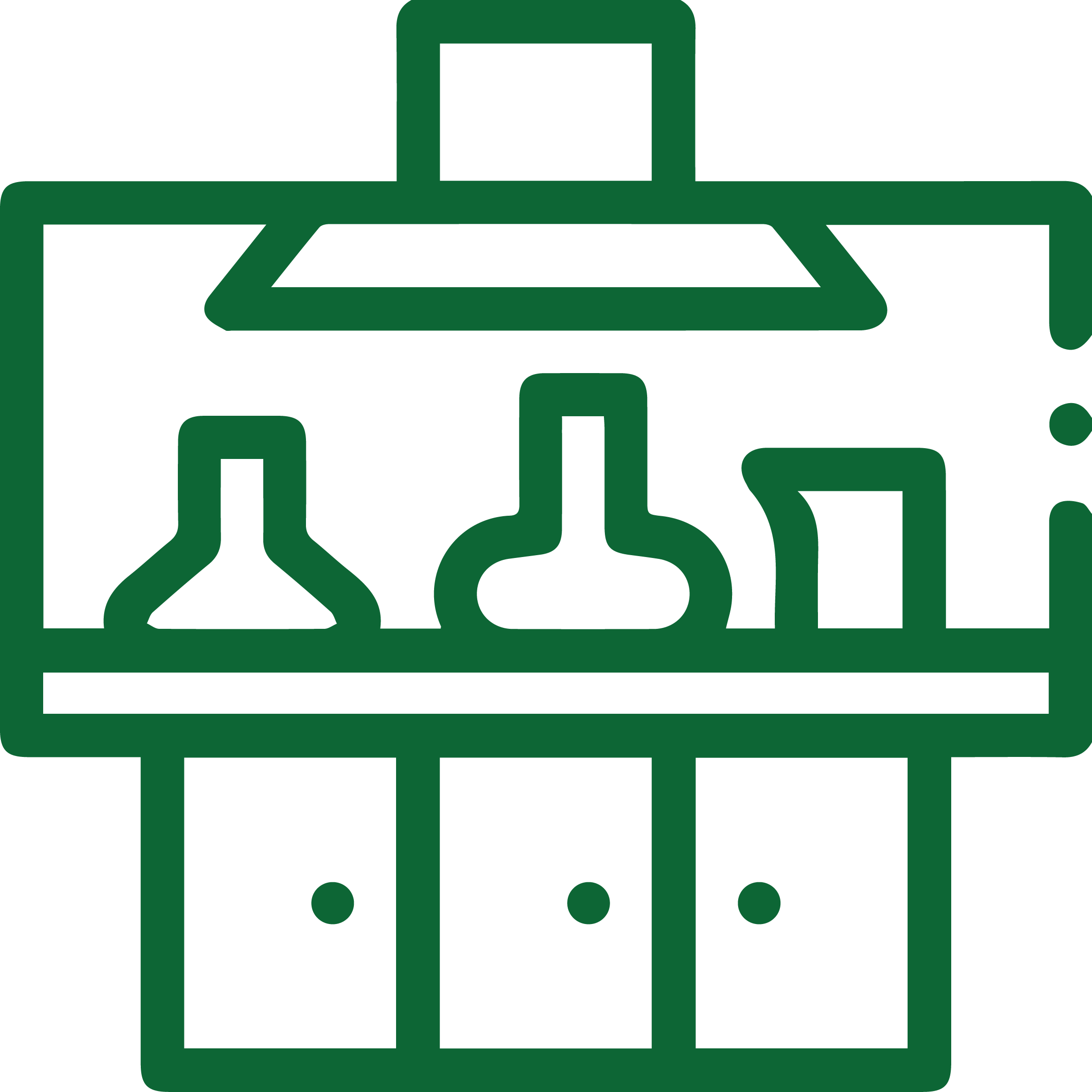 Lab with fume hood icon