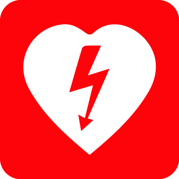 Heart with lightning bolt icon